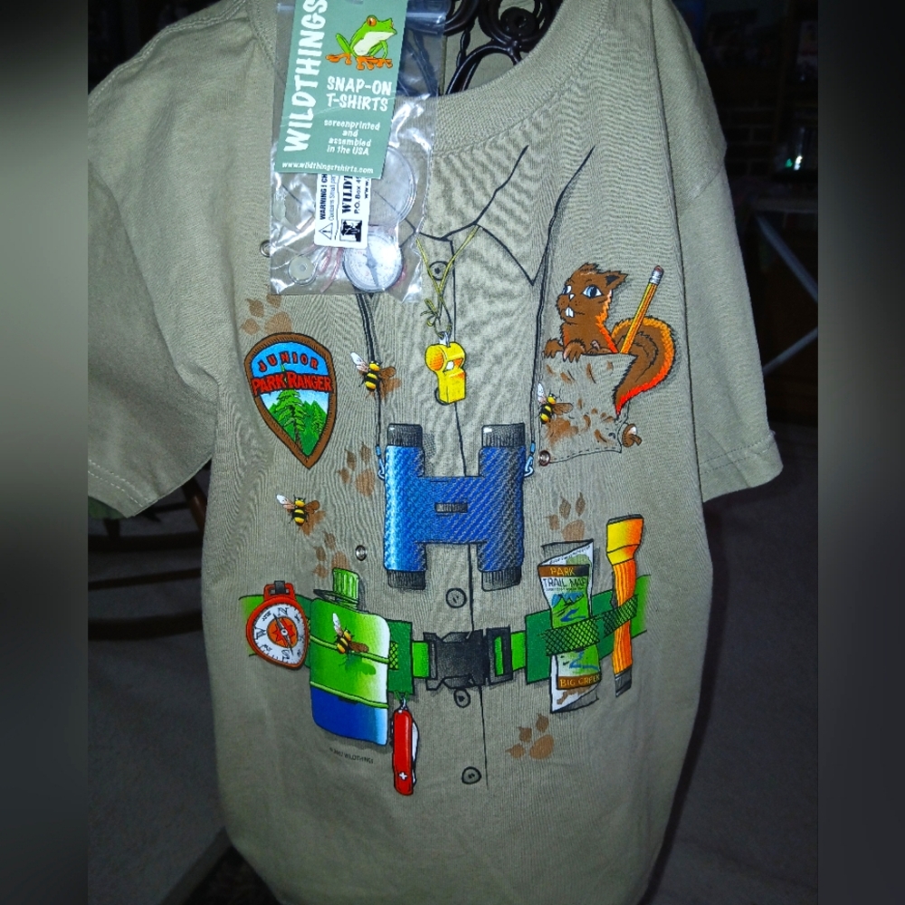 Wild Things Snap-On Adventure Shirt, 10-12